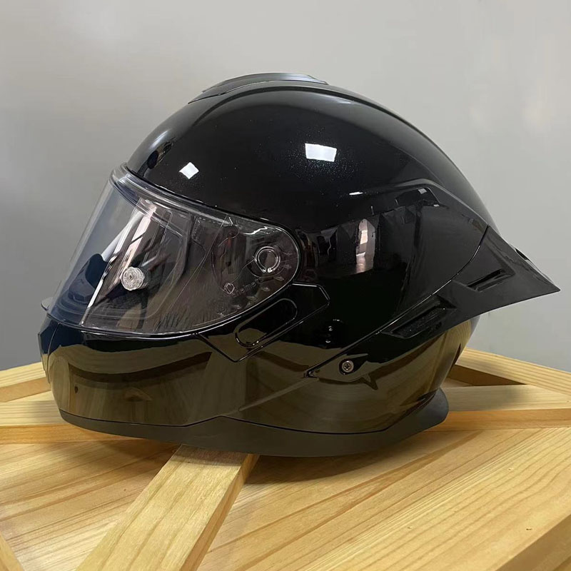 Impresionantes cascos de motocicleta más ligeros personalizados con patrón de logotipo